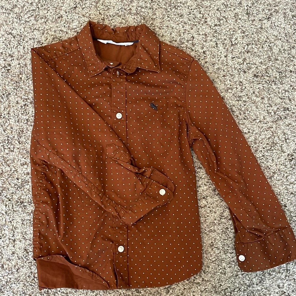 Boys H&M long sleeve button down size 5T